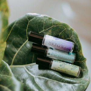 Essential Oil Rollerball Set Lavender, Peppermint, Eucalyptus